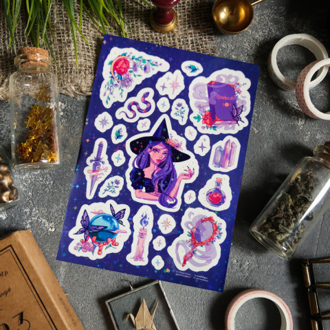 Стикерпак "Witch Mystery" голография