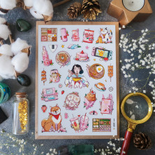 Стикерпак "Pink Japan"