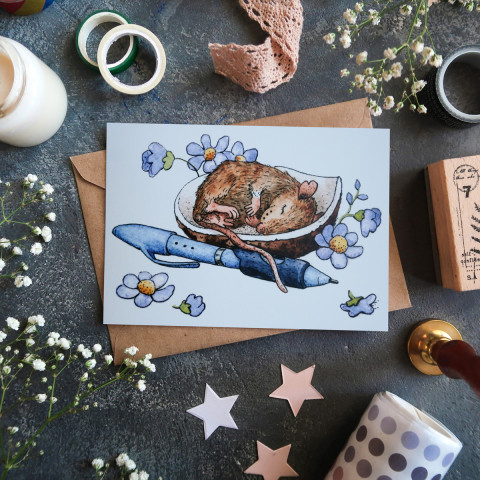 Открытка "Cute Rat 4"