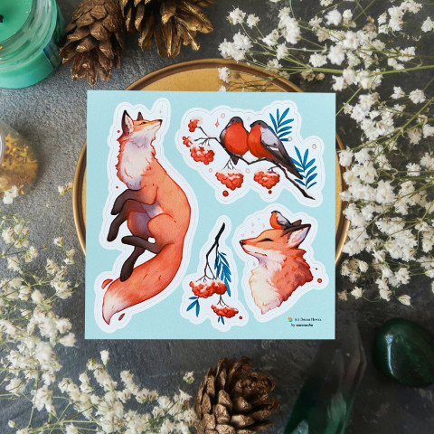 Стикер "Winter Foxy"