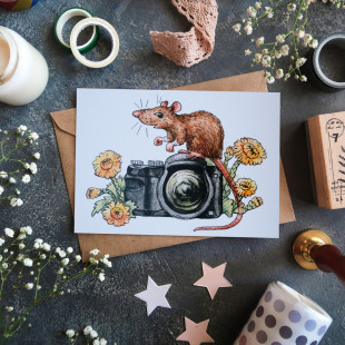 Открытка "Cute Rat 5"
