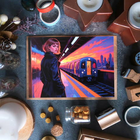 Открытка "New York Subway"