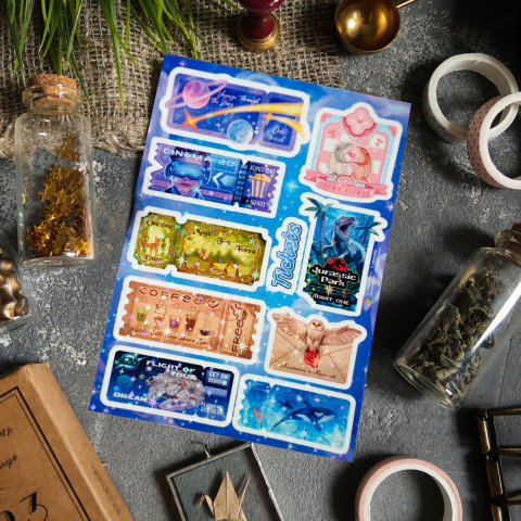 Стикерпак "Tickets" голография