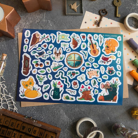 Стикерпак "Лес"