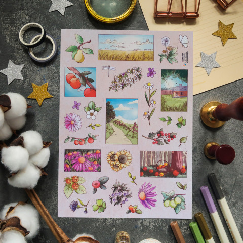 Стикерпак "Summer Botanics"