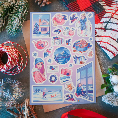 Стикерпак "Winter Vibes"