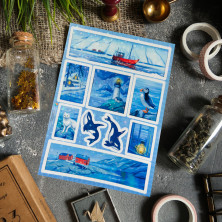 Стикерпак "North" голография