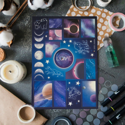 Стикерпак "Space Love"