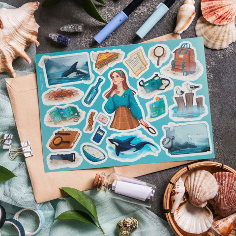 Стикерпак "Нэнси Дрю"