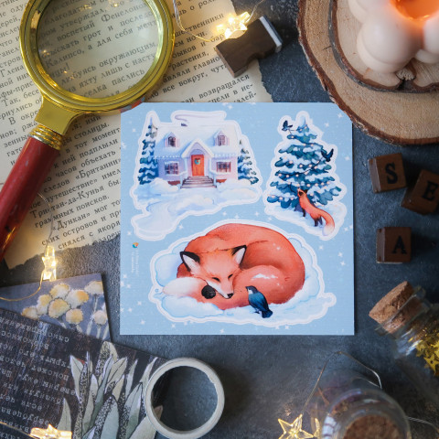 Стикер "Winter Foxy 2"