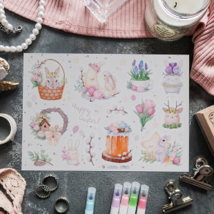 Стикерпак "Пасхальный Кролик"