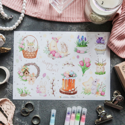 Стикерпак "Пасхальный Кролик"