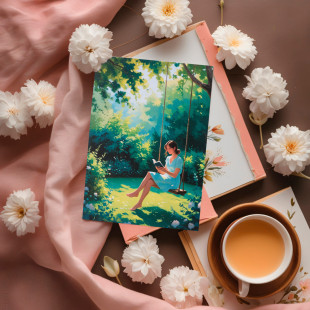 Открытка "Summer Reading"