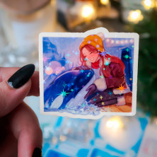 Стикер "Sea Friends" голография