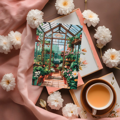 Открытка "Greenhouse"