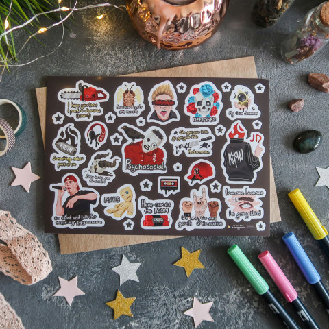 Стикерпак "Nu Metal"