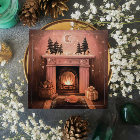 Стикер "У Камина"