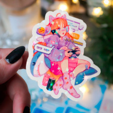 Стикер "gg wp" голография