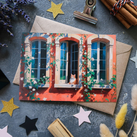 Открытка "Summer Cat"