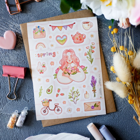 Стикерпак "Cute Spring"