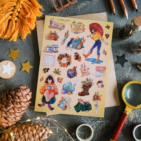 Стикерпак "Осенняя Пора"