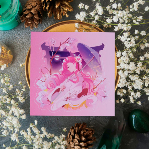 Стикер "Pink Japan"