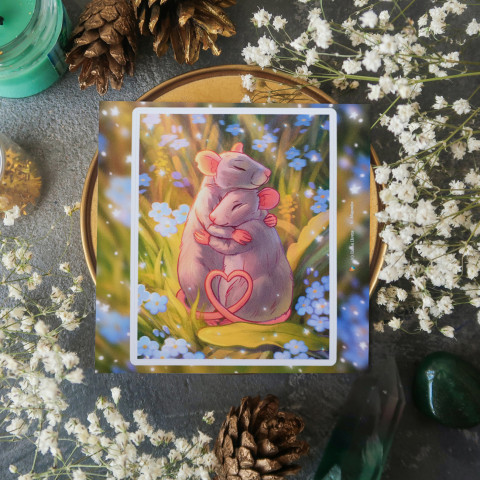 Стикер "Rat's Love (Blue)"