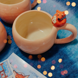 Кружка керамическая ручной работы