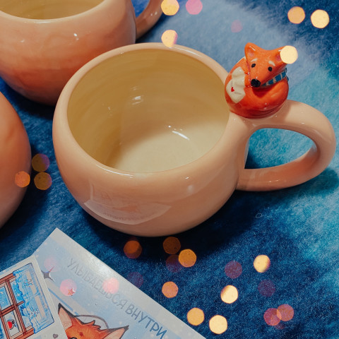 Кружка керамическая ручной работы