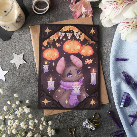 Открытка "Halloween Bat"
