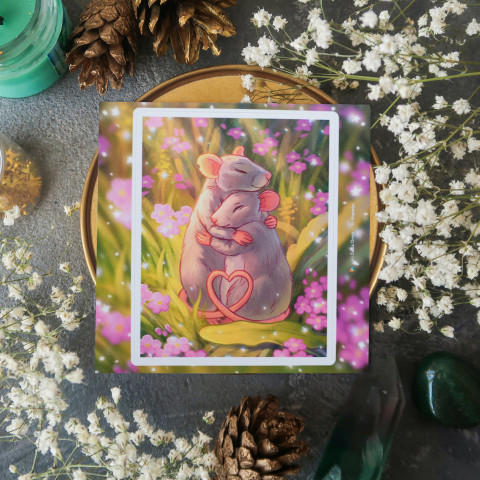 Стикер "Rat's Love (Violet)"