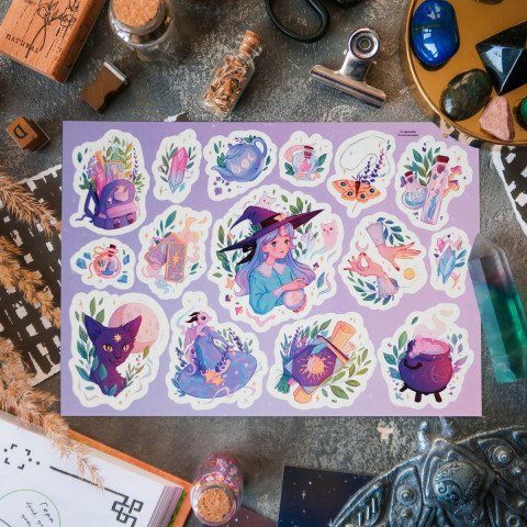 Стикерпак "Purple Witch"