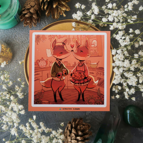 Стикер "Лисья Норка"