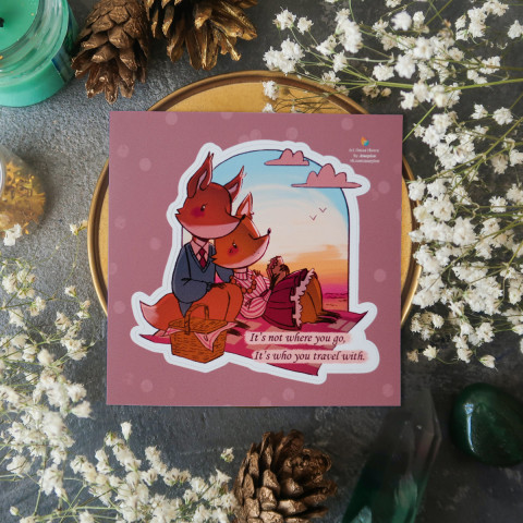 Стикер "Foxy Travel"