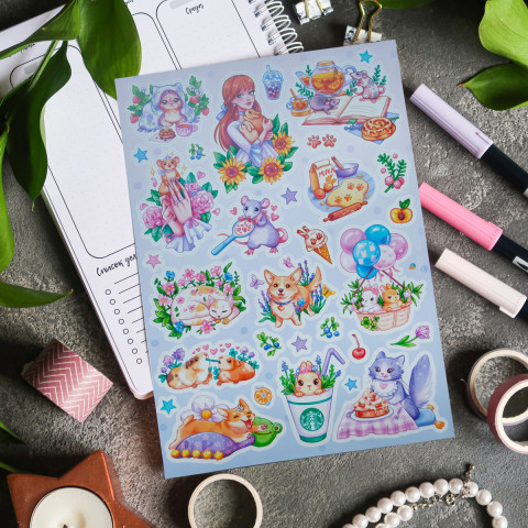 Стикерпак "Lovely Animals"