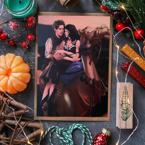 Открытка "Rick and Evelyn O'Connell"