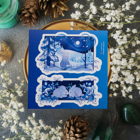 Стикер "Winter Rabbit"