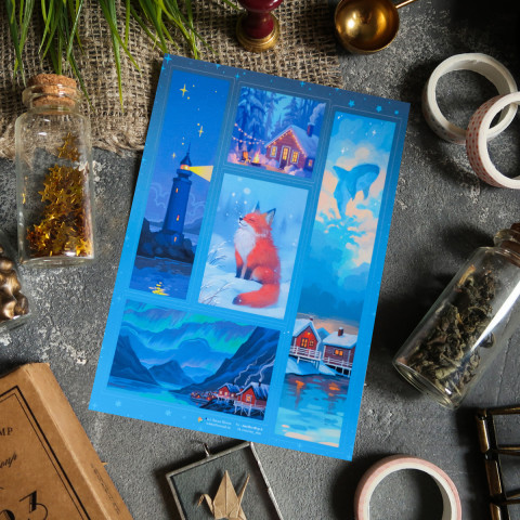 Стикерпак "Сказочная Скандинавия"