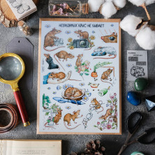 Стикерпак "Невидимых Крыс Не Бывает"