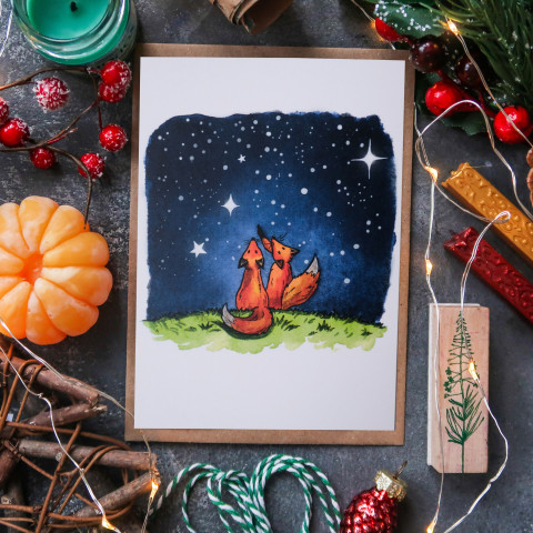 Открытка "Star Foxes"