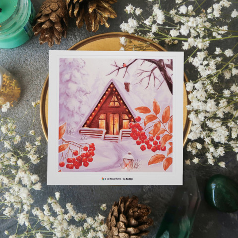 Стикер "Snow Cottage"