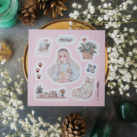 Стикер "Meow"