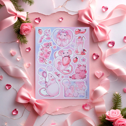 Стикерпак "Pinky Rats"