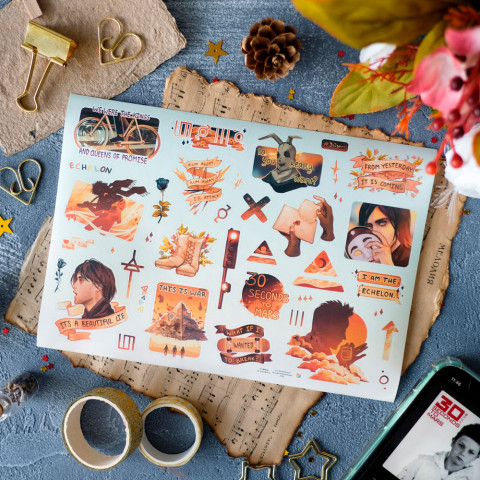 Стикерпак "30 Seconds to Mars"