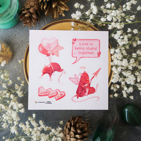 Стикер "Love Is"