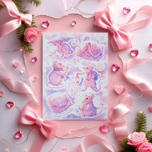 Стикерпак "Cozy Rats"