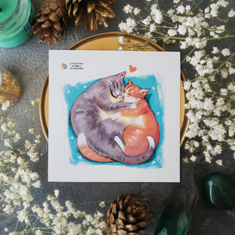 Стикер "Lovely Cats"