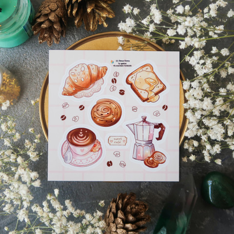 Стикер "Sweet Cafe"