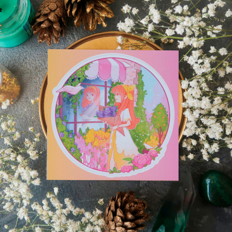 Стикер "Flower Shop"