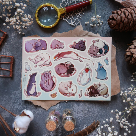 Стикерпак "Пушистое Счастье"